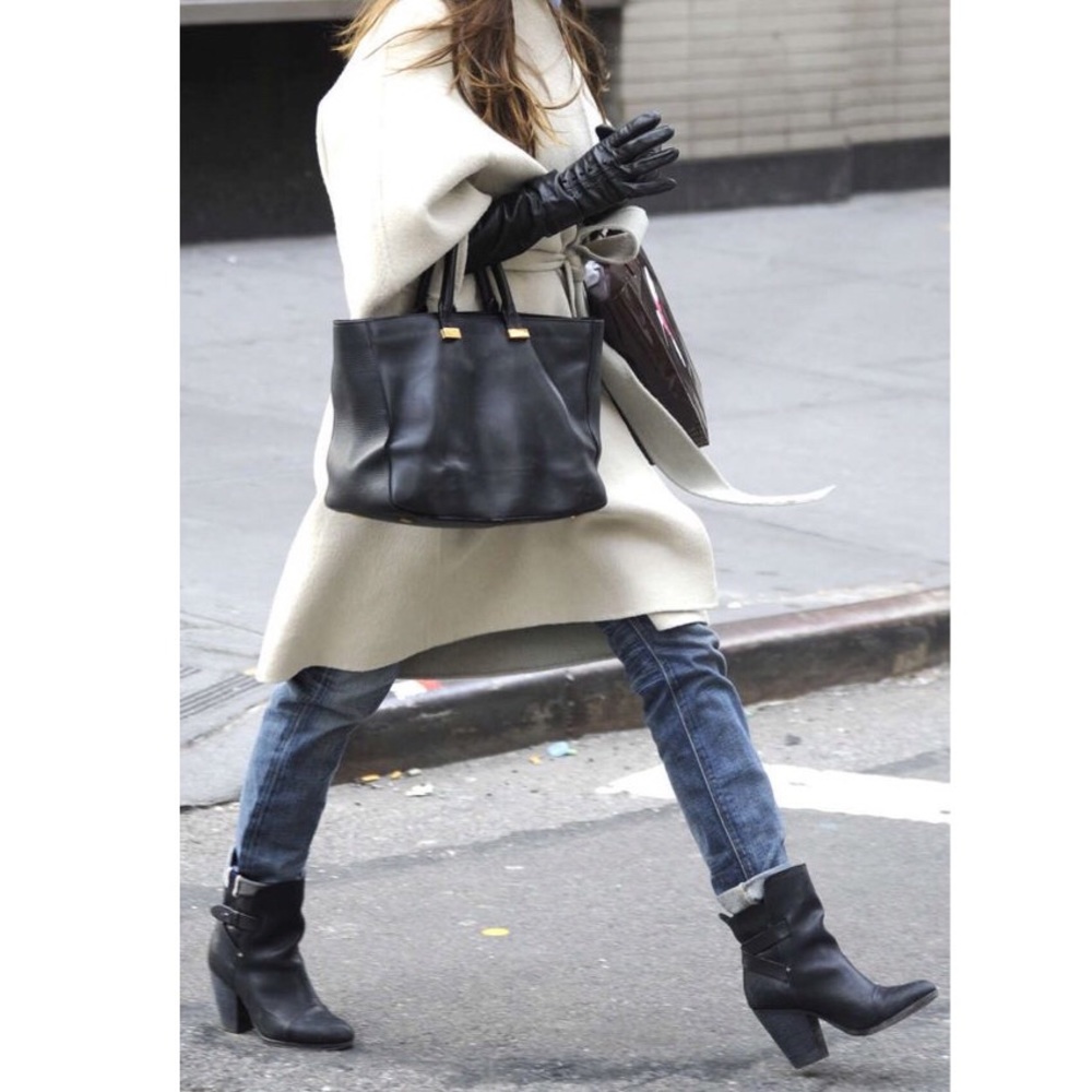 Rag & bone “The Kinsey” Black Leather Bootie